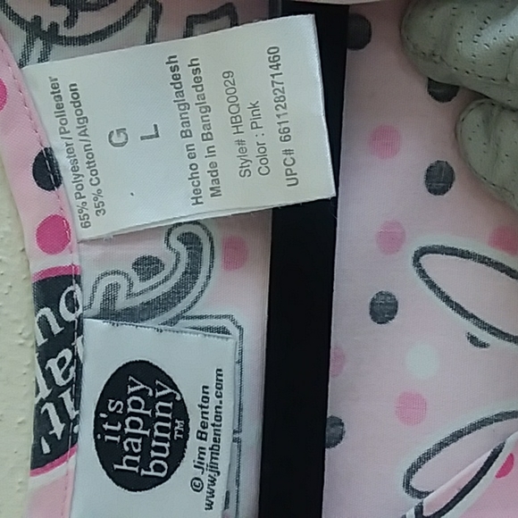 Happy Bunny Scrub Top - Picture 5 of 6